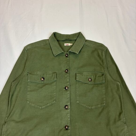 Faherty Stretch Surplus Savannah Jacket in Fatugue Women's Medium - Picture 2 of 10